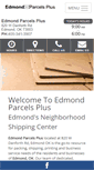 Mobile Screenshot of edmondparcelsplus.com